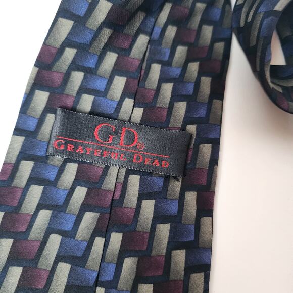 Grateful Dead Tie Shakedown Street Ninth Set Mens Necktie Vintage 58”x3.75” - Picture 3 of 8